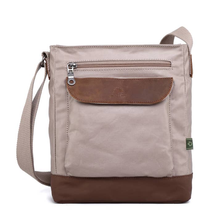 TSD Brand - Wholesale Crossbody Bag - Women's - Urban Light Coated Canvas Crossbody