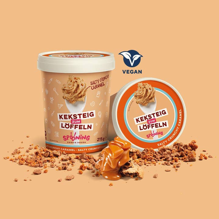 Salty Crunchy Caramel for wholesale by Spooning Cookie Dough