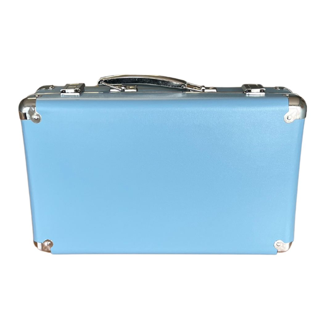 Kinderkoffertjes.nl - Wholesale Luggage - Suitcase 40 cm GREY-BLUE2