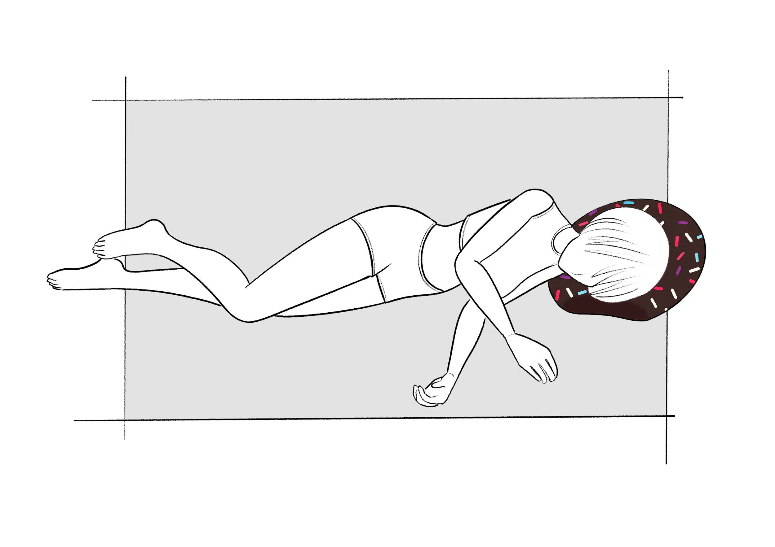 TRUYOND - Wholesale Throw/Decorative Pillow - Donut Pillow for Ear Piercings, Side Sleeping - Brown 4