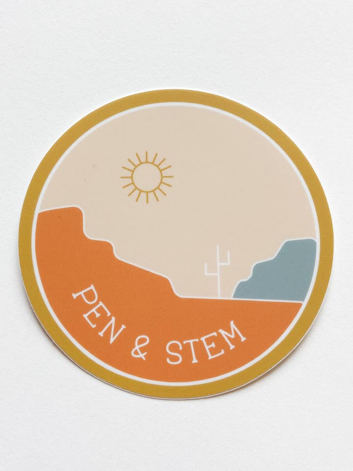 Canyon och Kaktus klistermärke för wholesale av Daley Kaye Studio