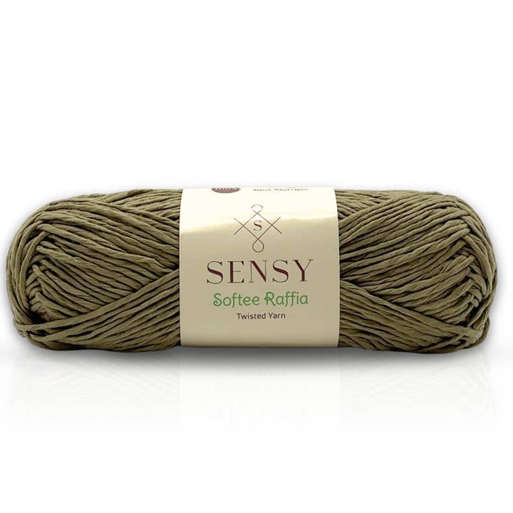 Sensy - Wholesale Yarn - Sensy Softee Raffia Twisted Yarn, 3.5 oz, 109 Yards, 100% Polyester, Gauge 4 Medium26