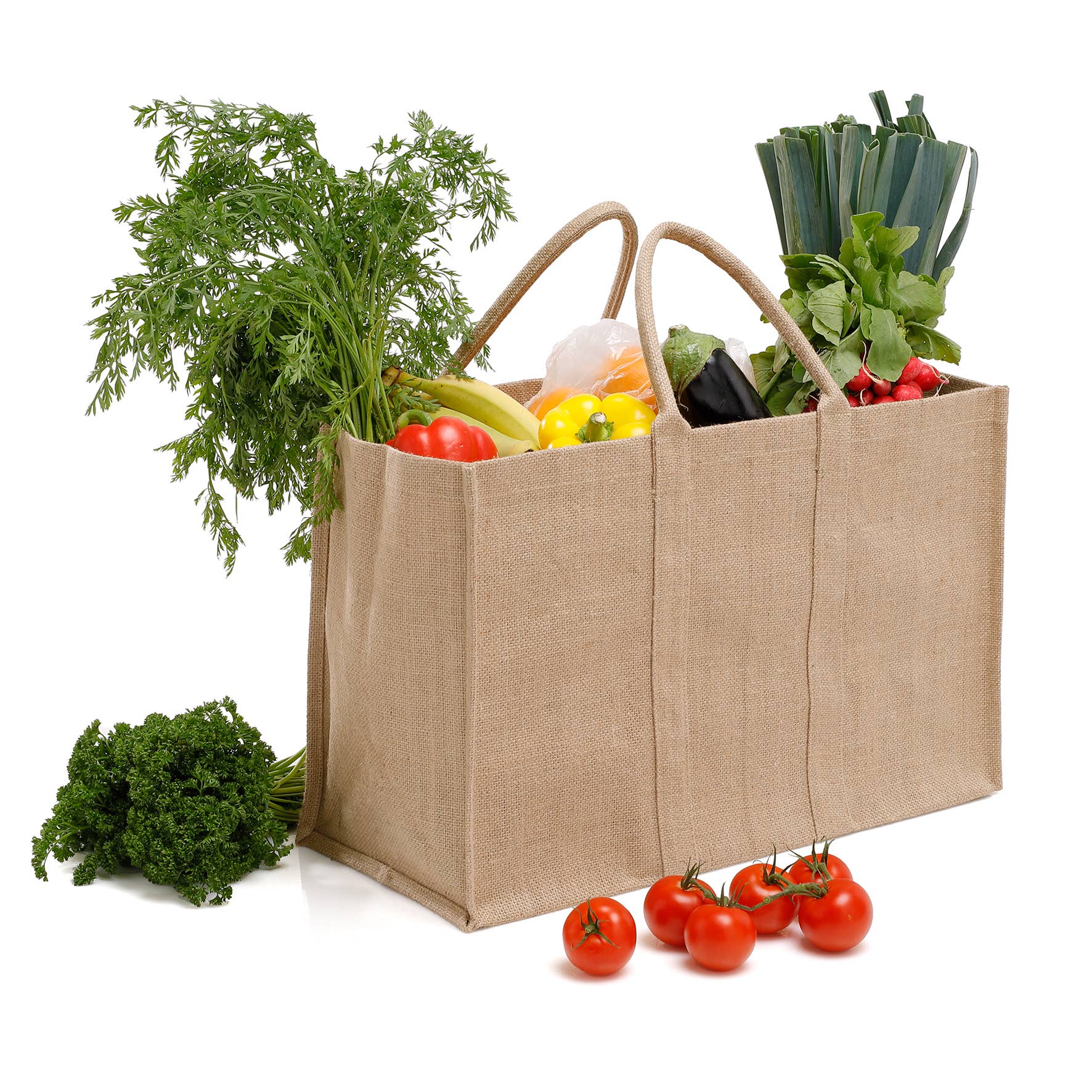 La Cordeline - Wholesale Draagtas - Dames - 48L herbruikbare juten draagtassentas2