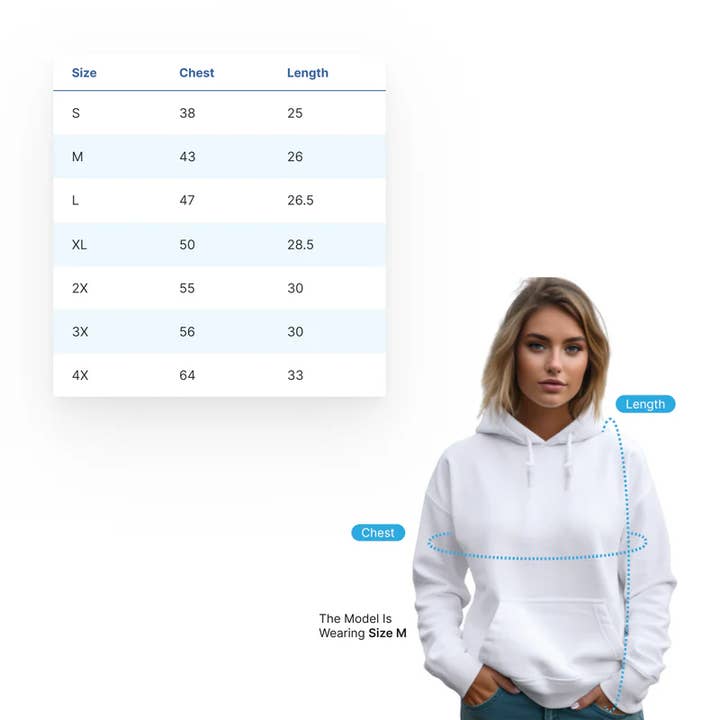 LIVNFRESH - Wholesale Hoodie - Women's - "Love Detroit" Relaxed Fit Classic Hoodie3