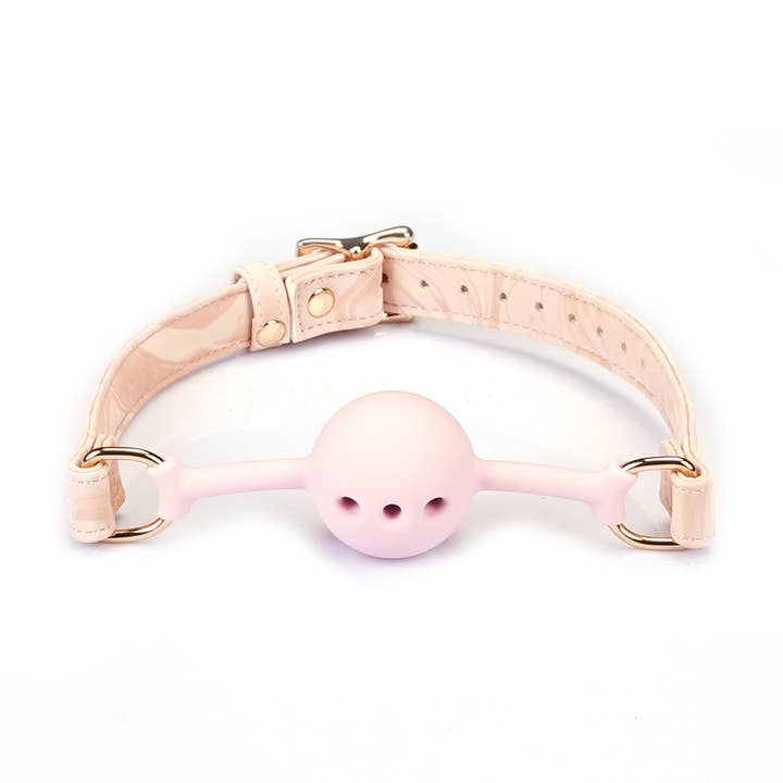 Boudoir Amor Vegan Ball Gag Pink for wholesale by Liebe Seele