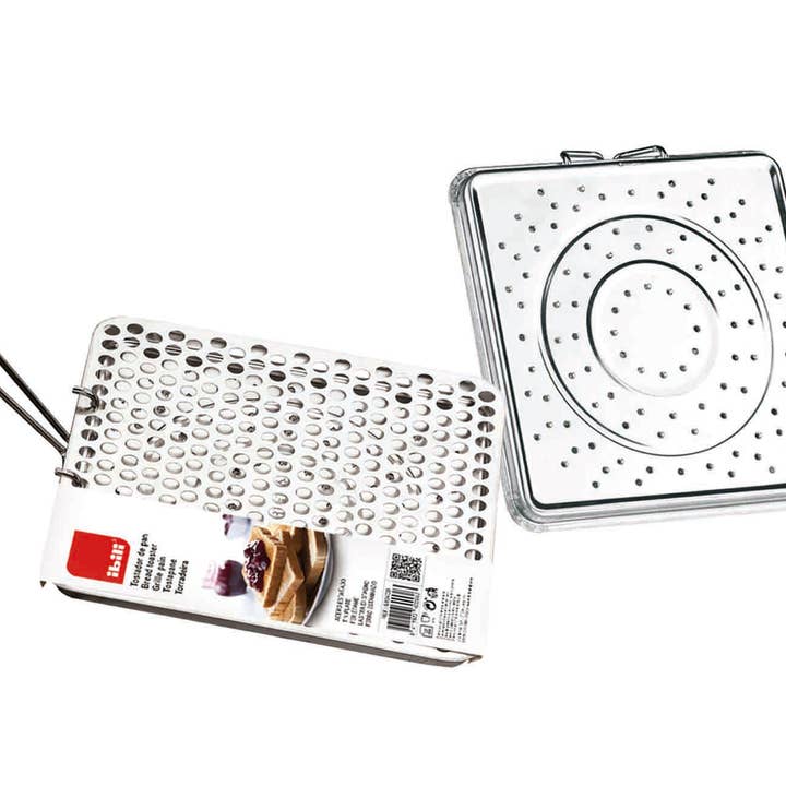 IBILI - Tin-plated bread toaster 20x20 cm for wholesale by Ibili