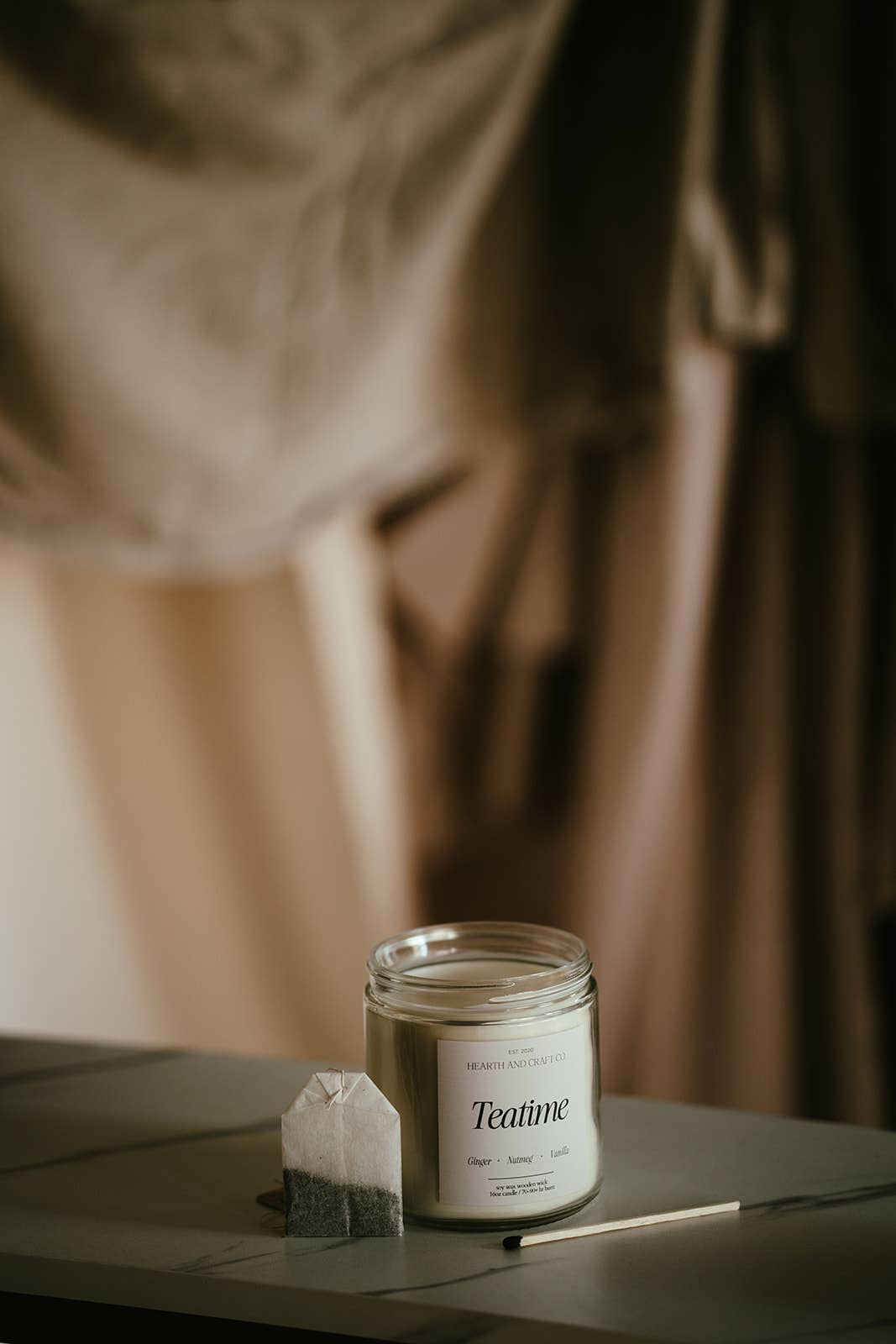 Hearth and Craft Candle Co. - Wholesale Jar/Filled Candle - TEATIME1