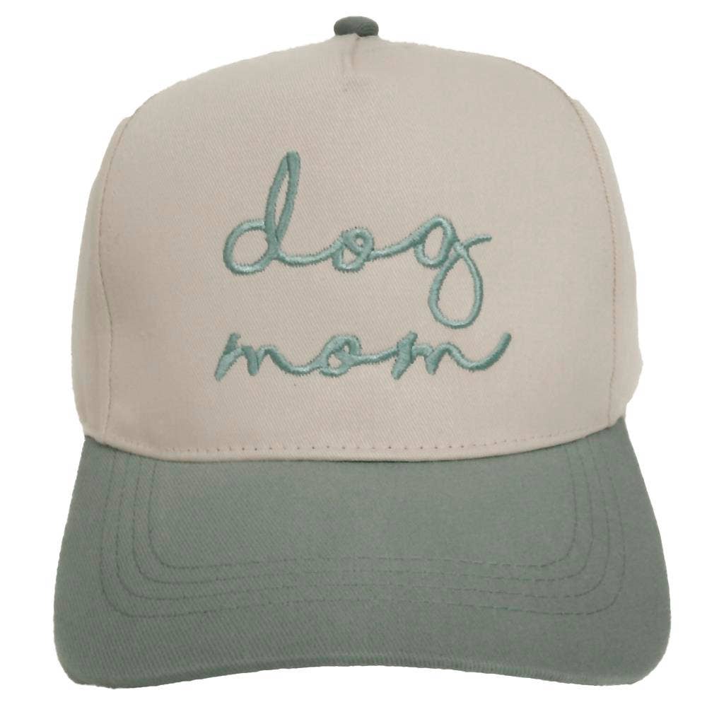 Paperdoll - Wholesale Baseball Cap - Unisex - DOG MOM EMB TWO TONE 5 PANEL BASEBALL CAP2