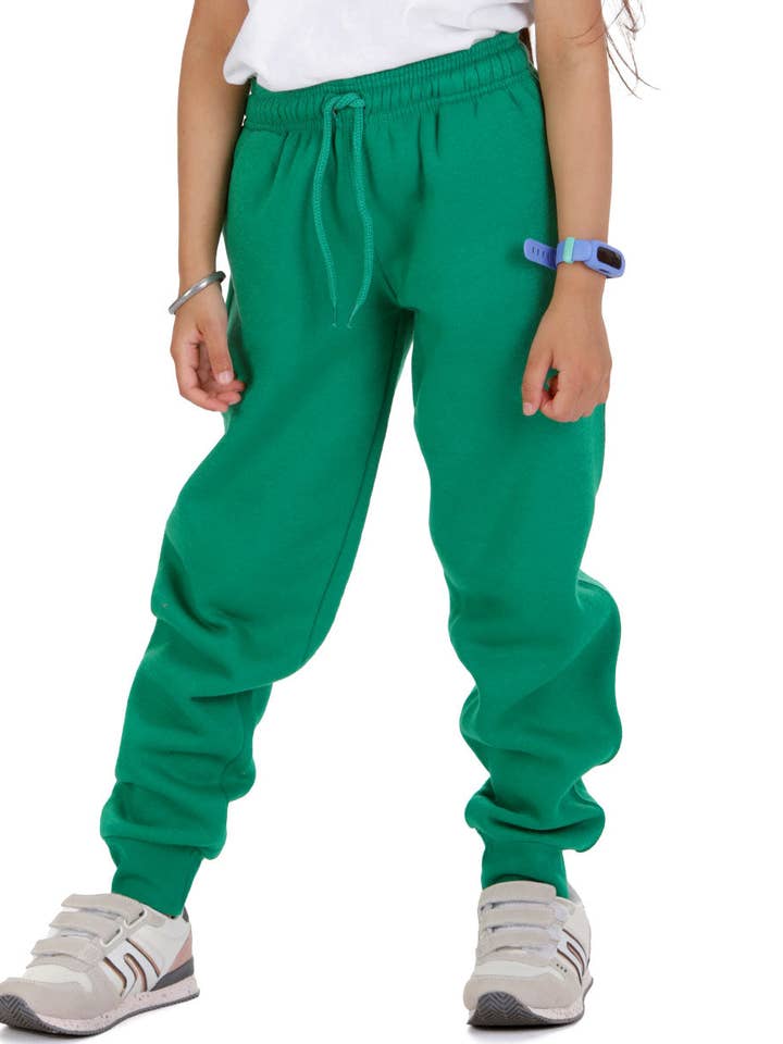 Trendy Toggs Kids Original Green Joggers for wholesale by Trendy Toggs
