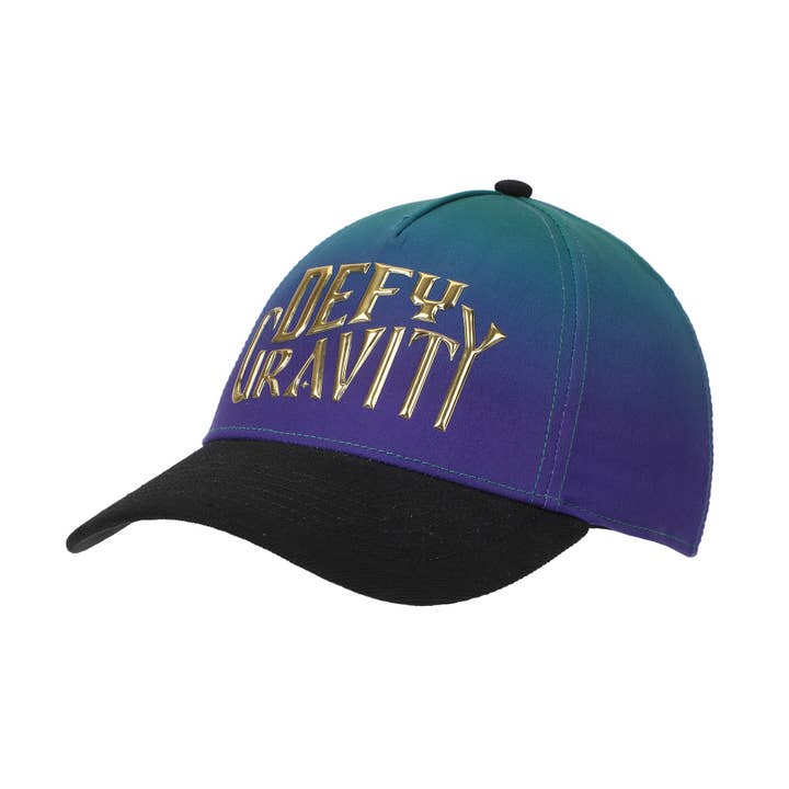 Wicked Defy Gravity Green & Blue Ombre Traditional Adjustable Hat for wholesale by Bioworld Merchandising