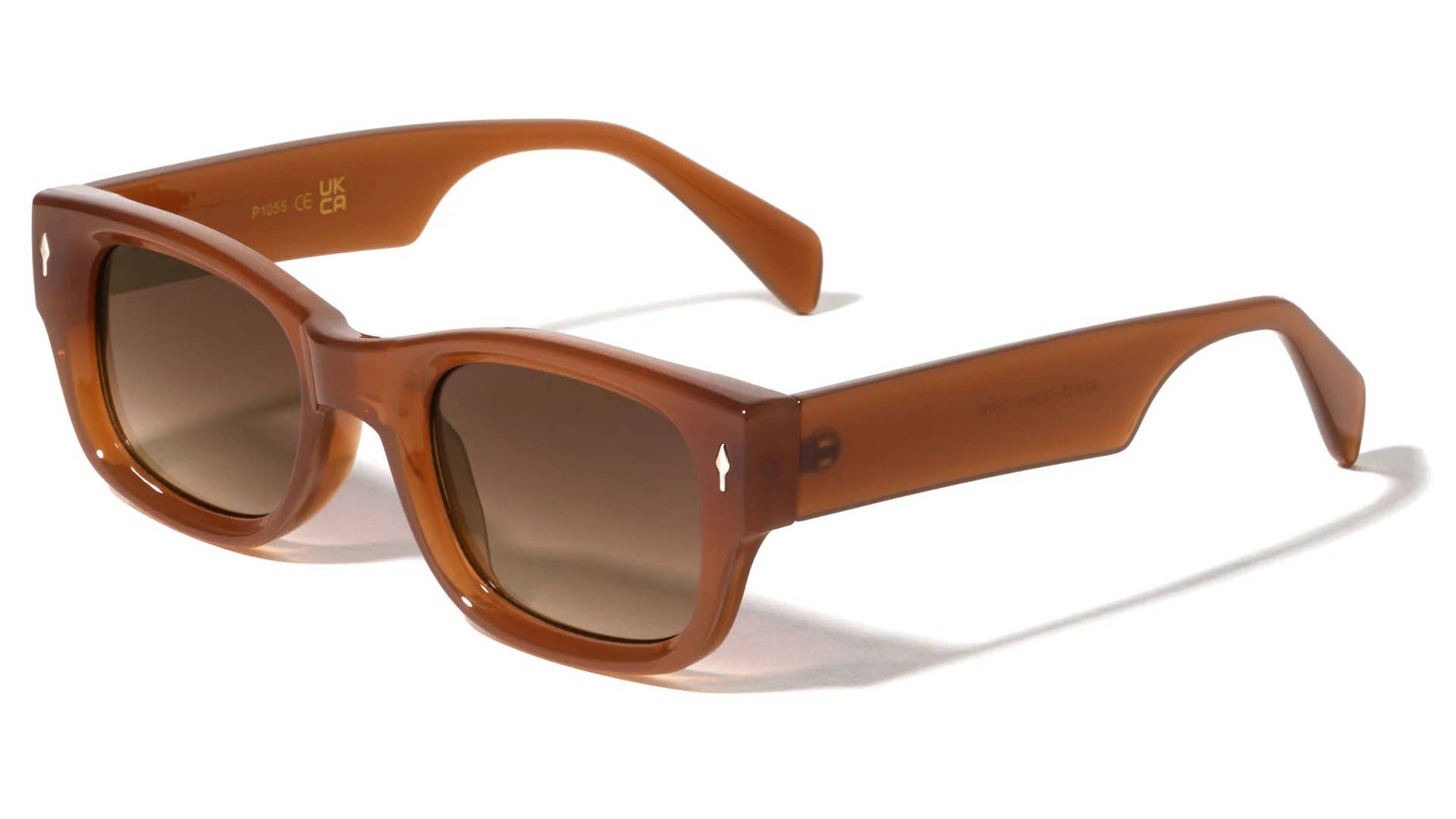 Sunrayzz Imports - Wholesale Sunglasses - Women's - Crystal Color Square Frame Sunglasses p10551