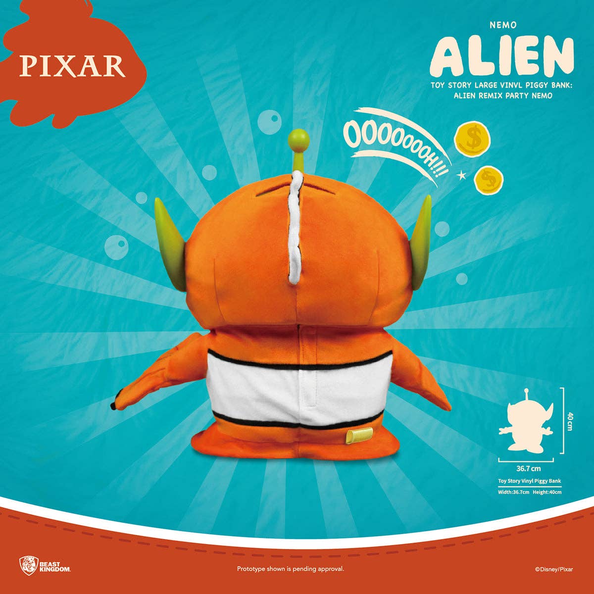 LM Treasures - Wholesale Money/Piggy Bank - Toy Story Alien Lotso Piggy Bank Statue1