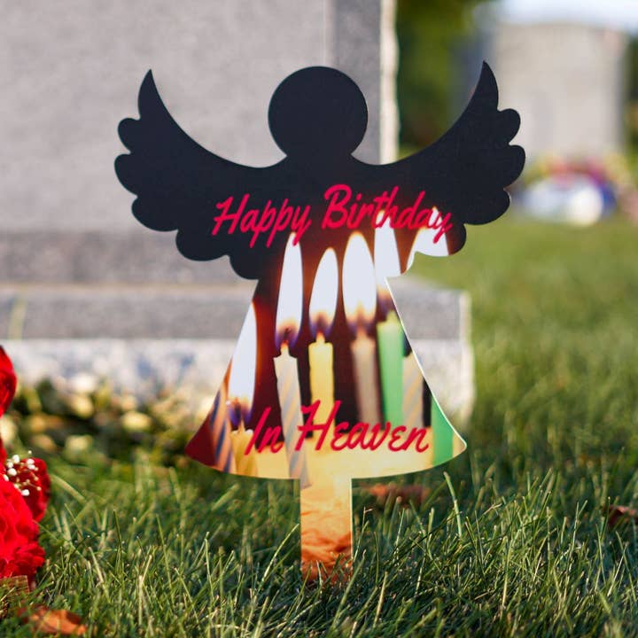 Palo da cimitero "Buon Compleanno" per la vendita all'ingrosso da parte di Jersey Devil Sales LLC