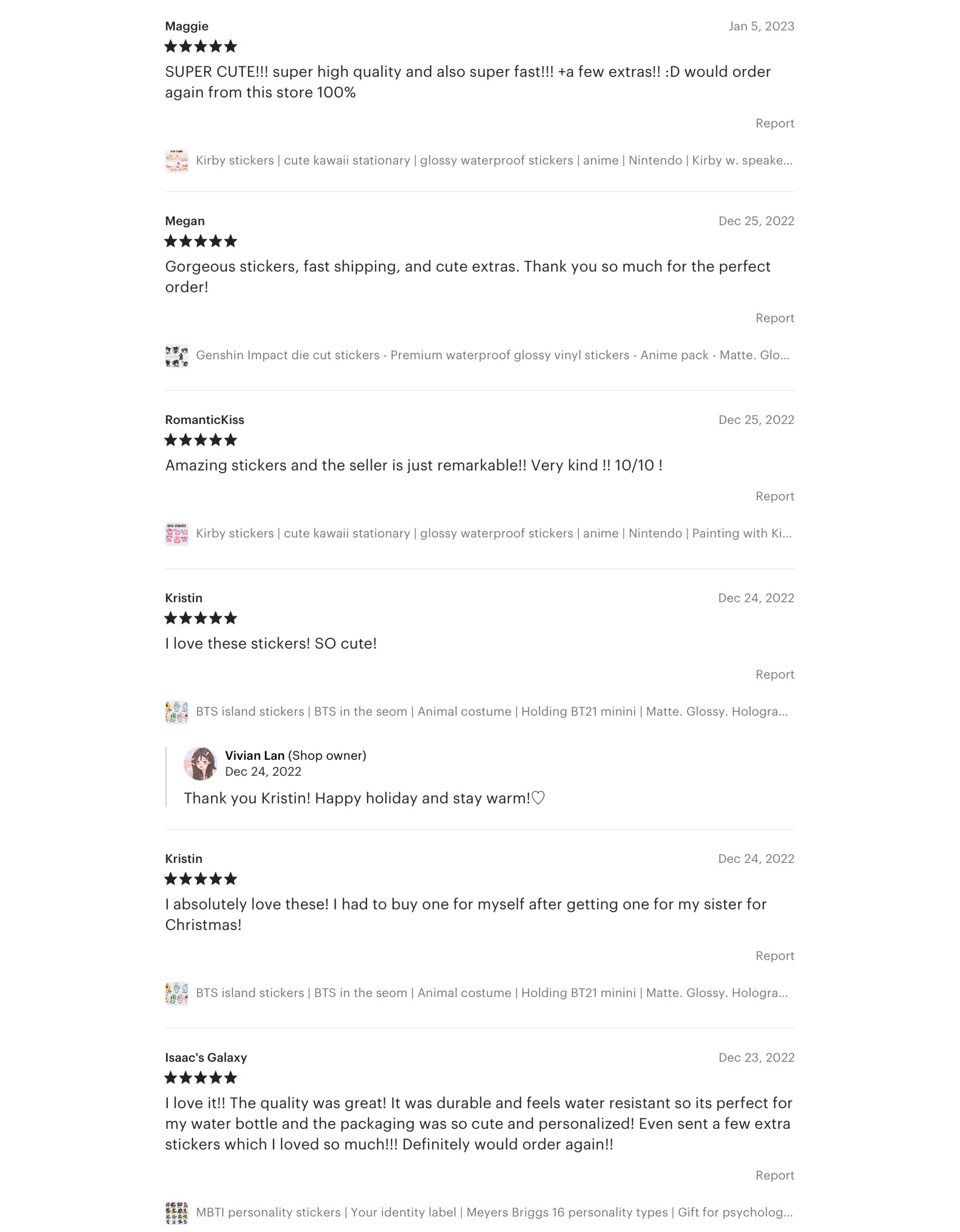 CutenessOverloaded1 - Wholesale Sticker - 46 baby BT21 minini stickers pack - Cooky RJ Shooky Koya8