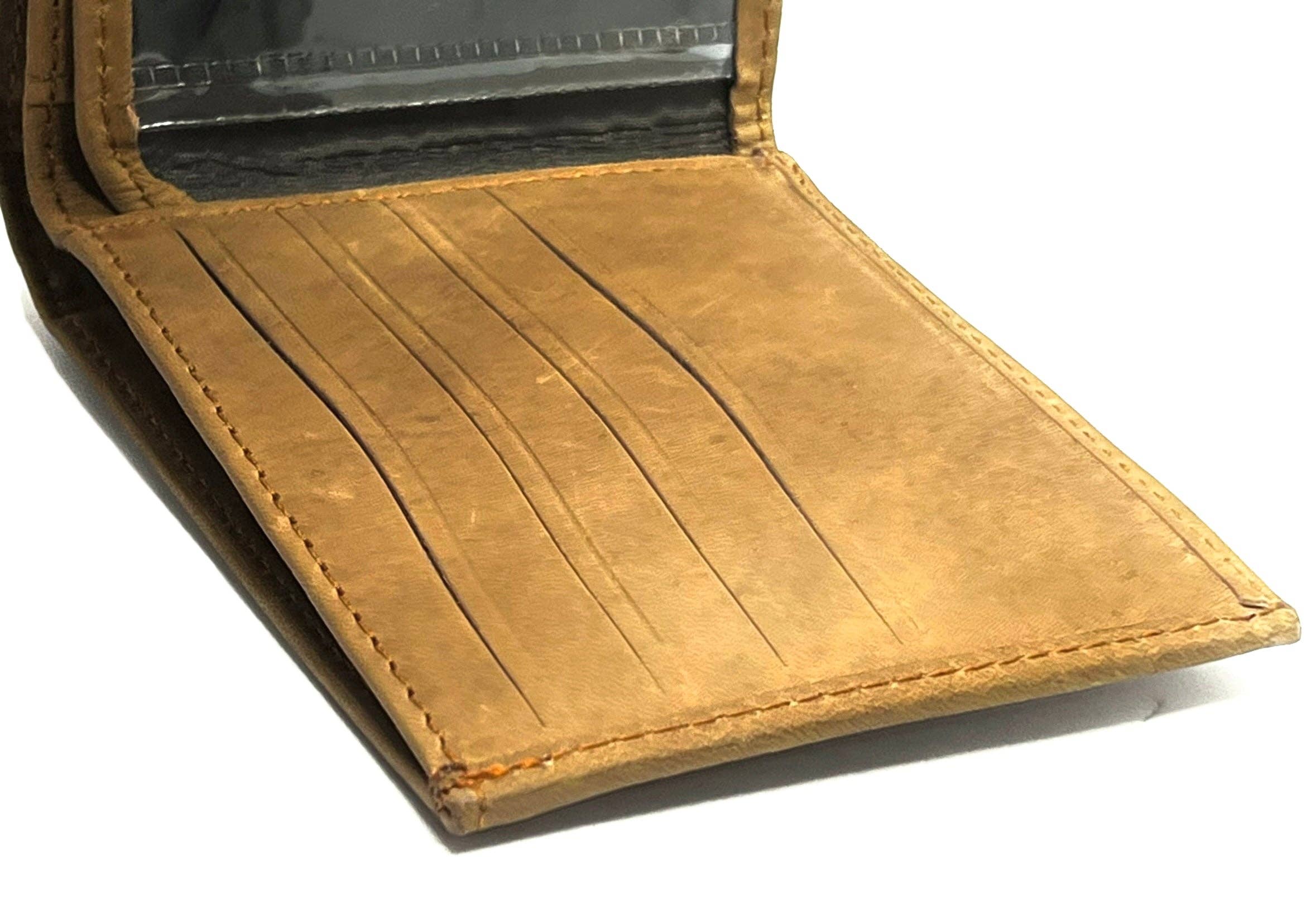 HAARLEM - Wholesale Wallet - Men's - HAARLEM Men LADER 28751 Lather Wallet Brown3