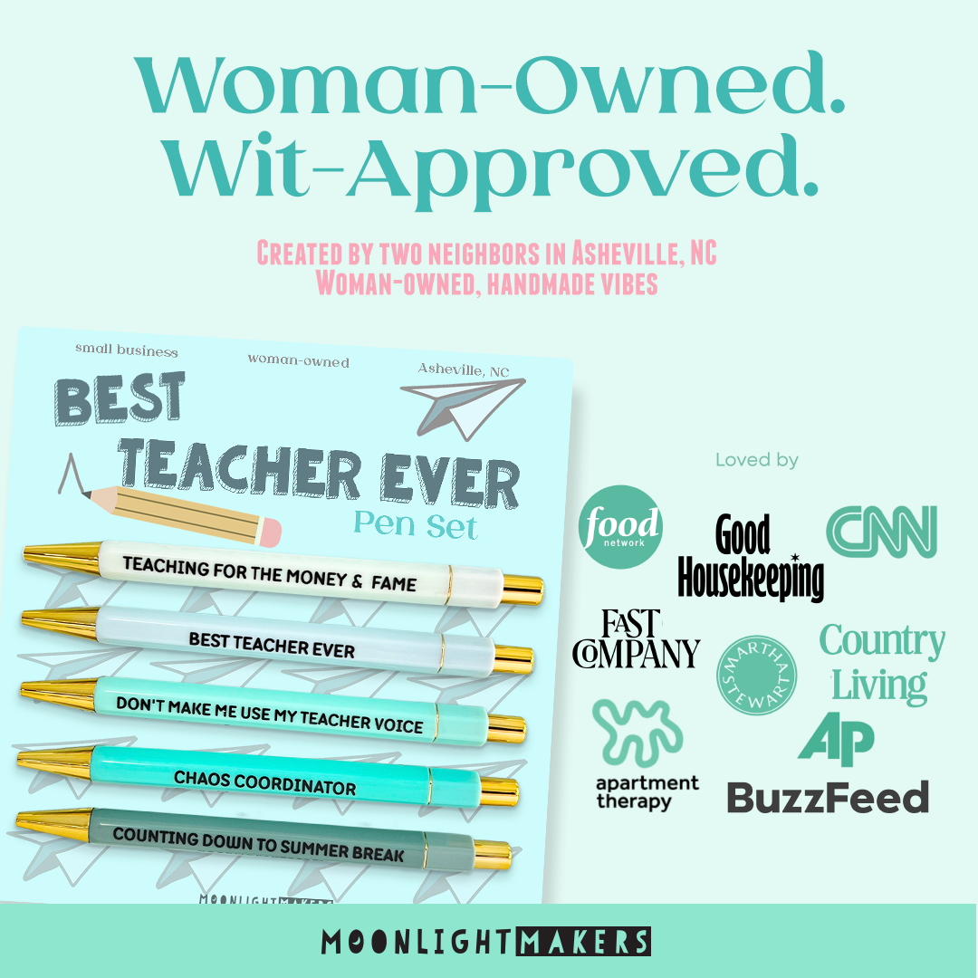 Moonlight Makers – Großhandel Stift – Best Teacher Ever - Stiftset – Geschenk zur Lehreranerkennung7