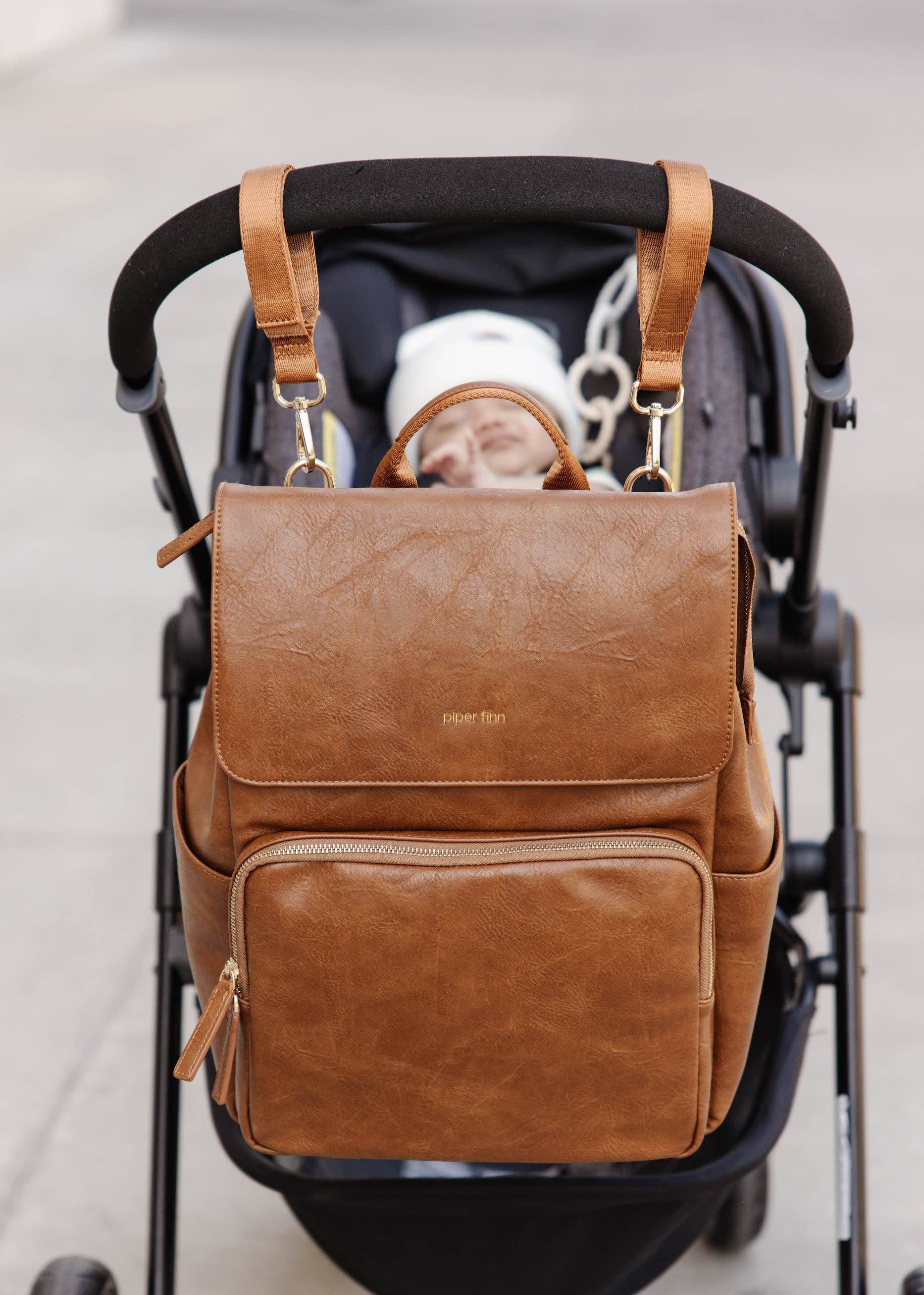 Piper Finn - Wholesale Stroller - Baby - Stroller Hooks - Brown