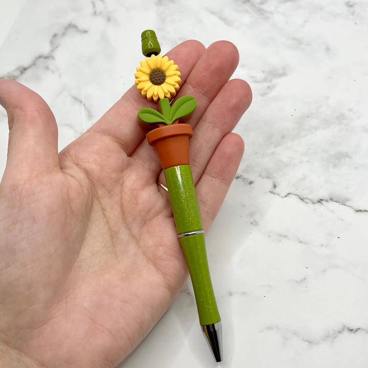ArtisXan - Wholesale Pen - Potted Sunflower Fidget Pen1