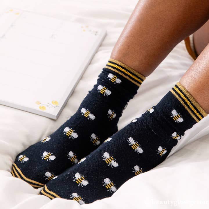 Sophie Allport - Vente Chaussettes – femme - Chaussettes Dames Abeilles1