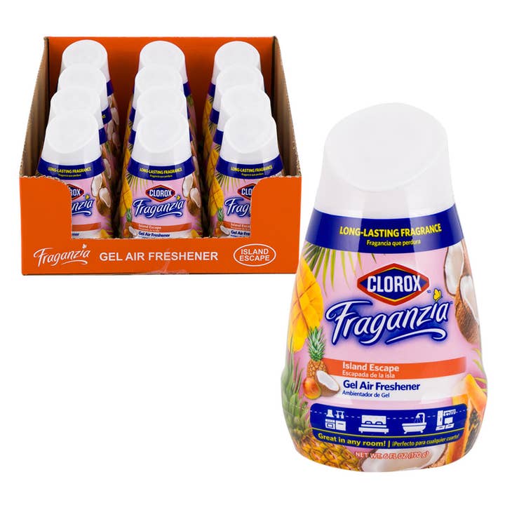 Deluxe Import Trading - Wholesale Air Freshener - Clorox Gel Air Freshener - 6oz/170g - Island Escape