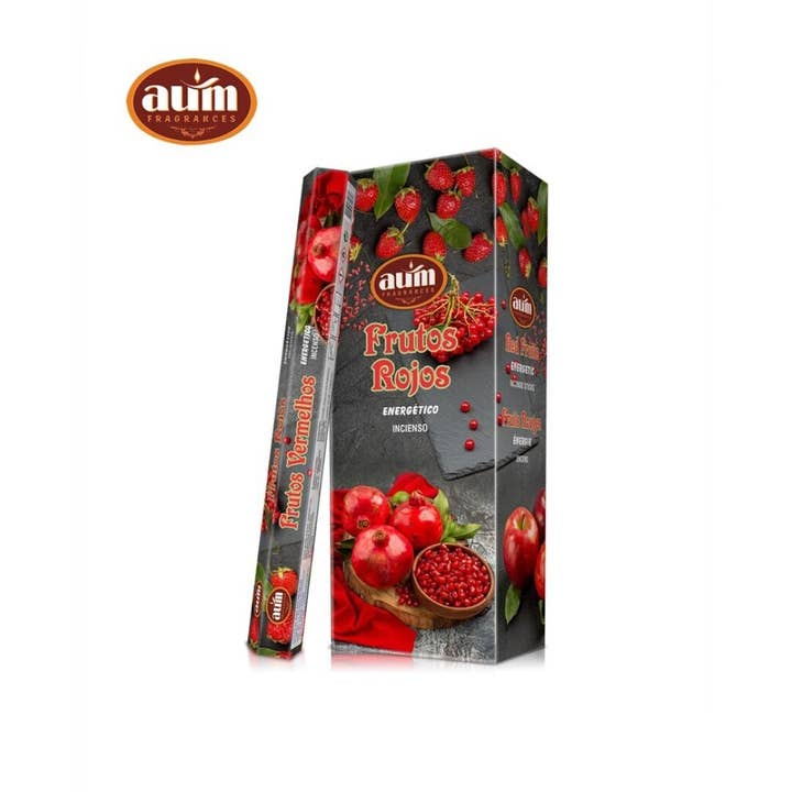 AUM Fragrances - Wholesale Smudge Stick - Aum 20 Red Fruit Hexa Sticks