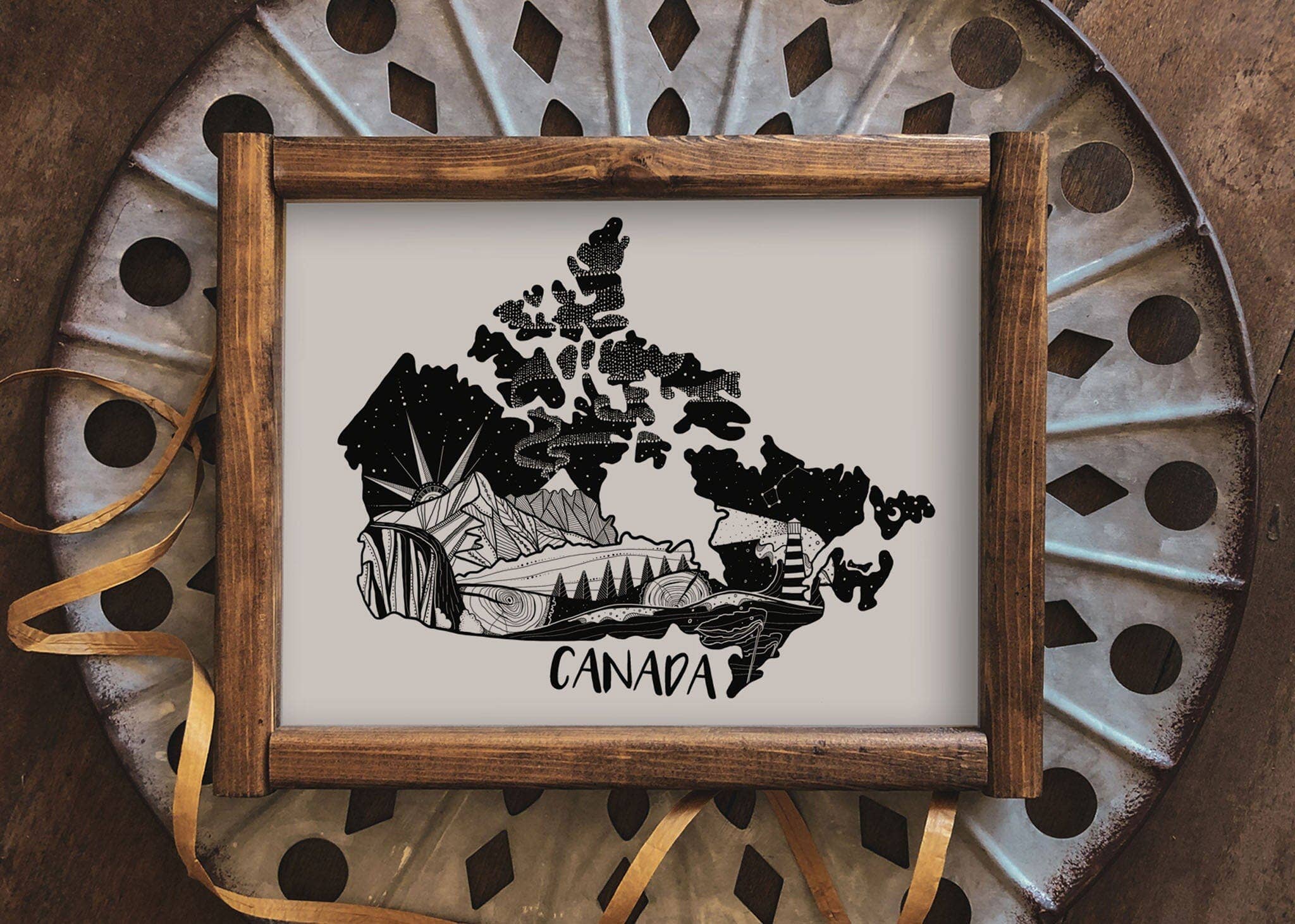 Mountain Mornings - Venta al por mayor Ilustración - Canada Print3