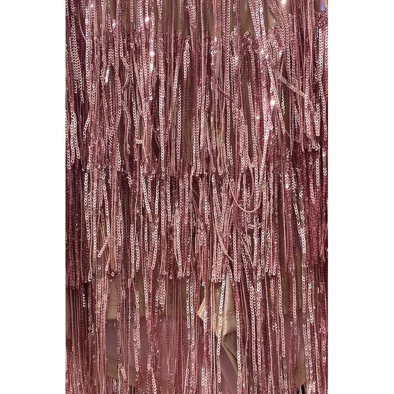 MintChoco – Romper - Mulher por atacado – MACACÃO COM FRANJAS DE LANTEJOULAS EM FORMA DE V5