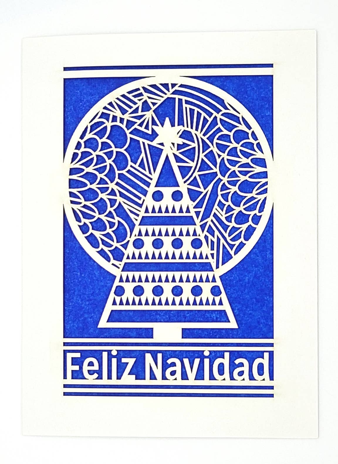 two hermanas – Großhandel Weihnachtskarte – Feliz Navidad - Baum und Mond - Fröhliche Weihnachten9