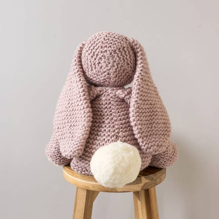 Wool Couture Company – wholesale Knitting/Crochet Supplies – Giant Mabel Bunny Knitting Kit