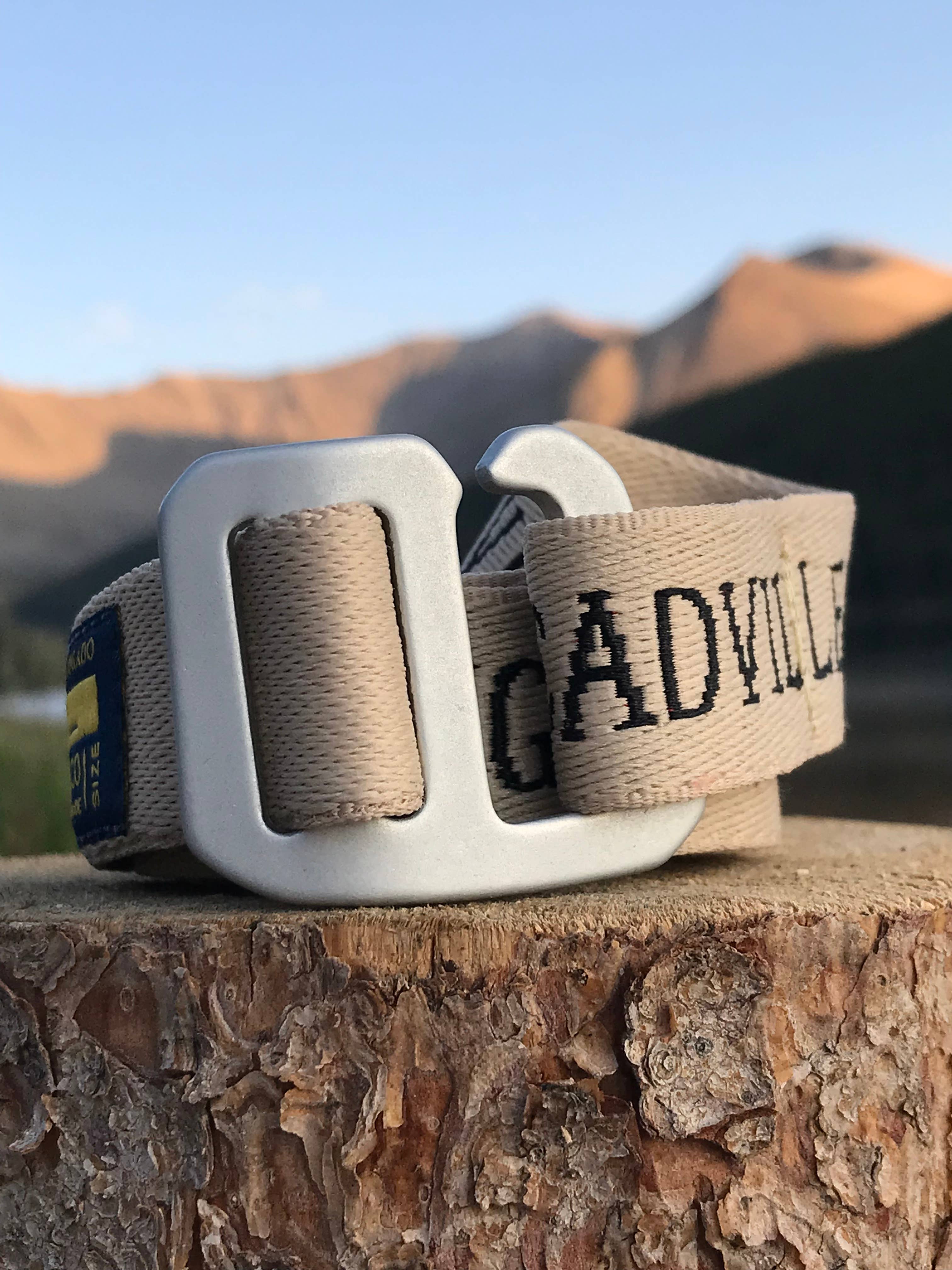 JMFT Industries - Wholesale Belt - Unisex - Hiker Belt / We ❤️ Leadville ~ Great Living @ 10,200'