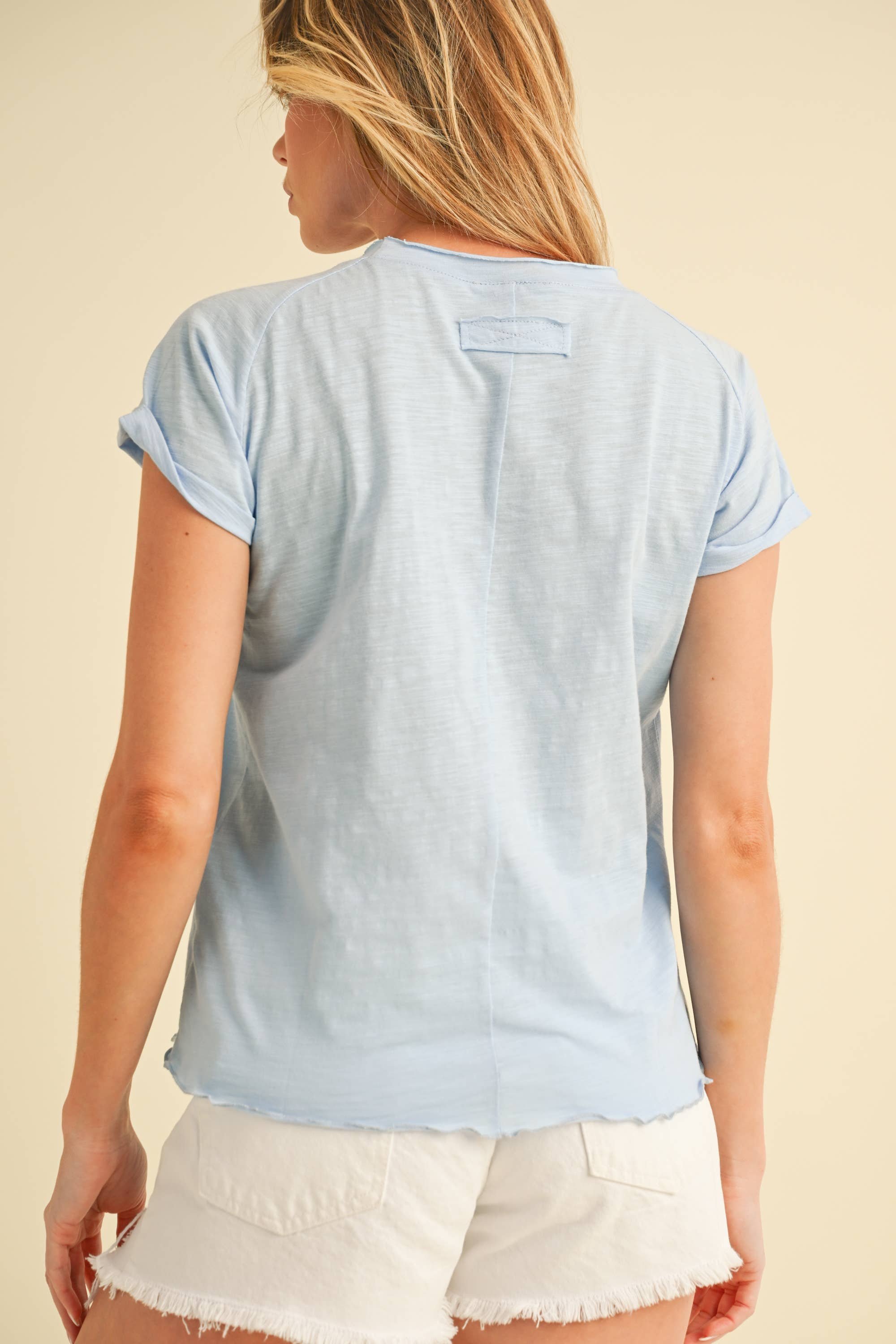 AEMI + CO - Wholesale T-Shirt - Women's - 8219BK Gwen Tee22