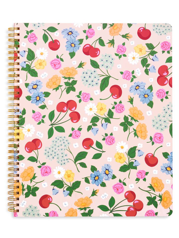 Rough Draft Large Notebook, Flowers and Fruit for wholesale by Ban.do