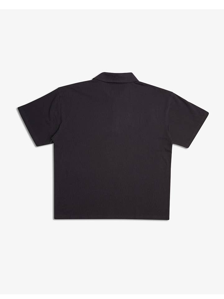 Stokes Records Polo - Anthracite for wholesale on Faire