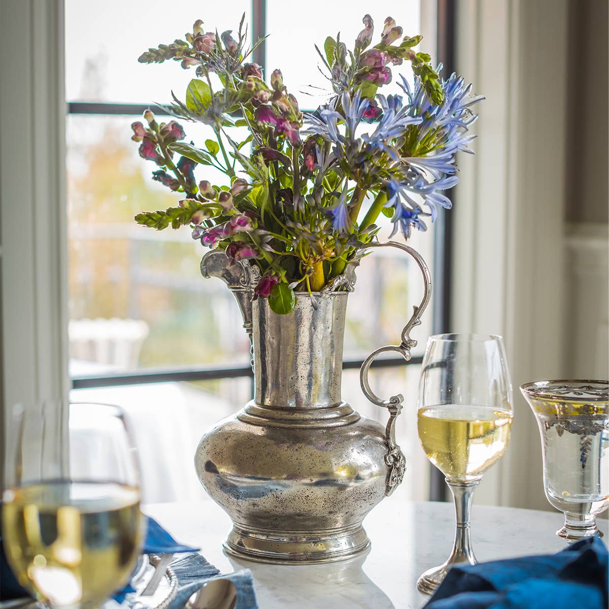 Arte Italica & Crown Linen Designs - Wholesale Pitcher - Vintage Ornate Pitcher3