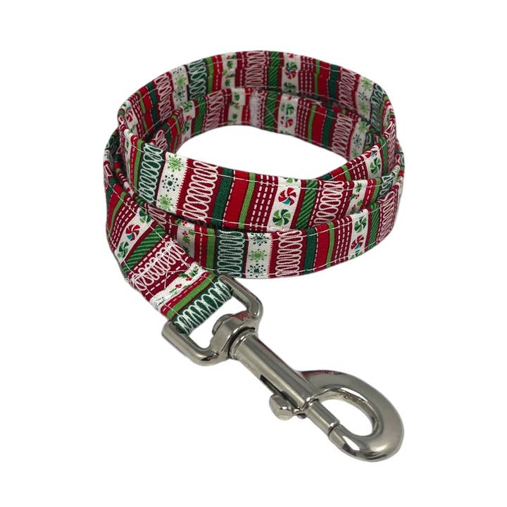 « Christmas Stripe » - Laisse pour la vente par Sew Cute Creations By Sydni