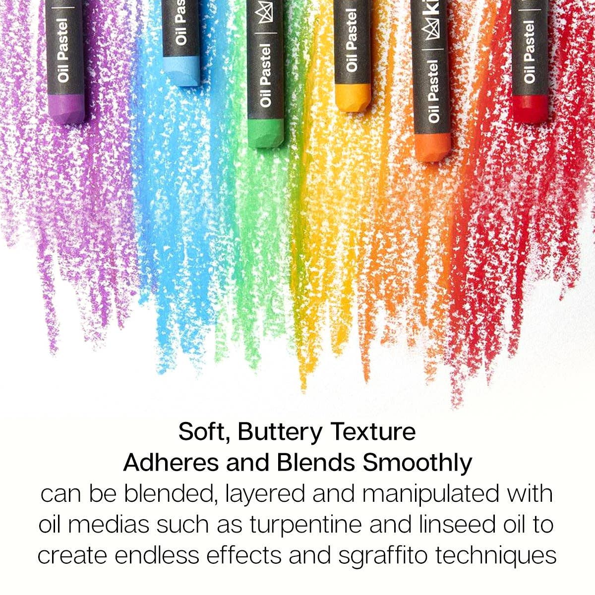 KINGART – wholesale Pastels – Oil Pastels 48 pc3