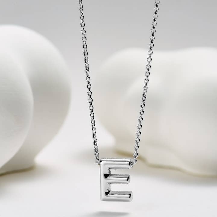 code of you block letter initial necklace package for wholesale by Cool and Interesting