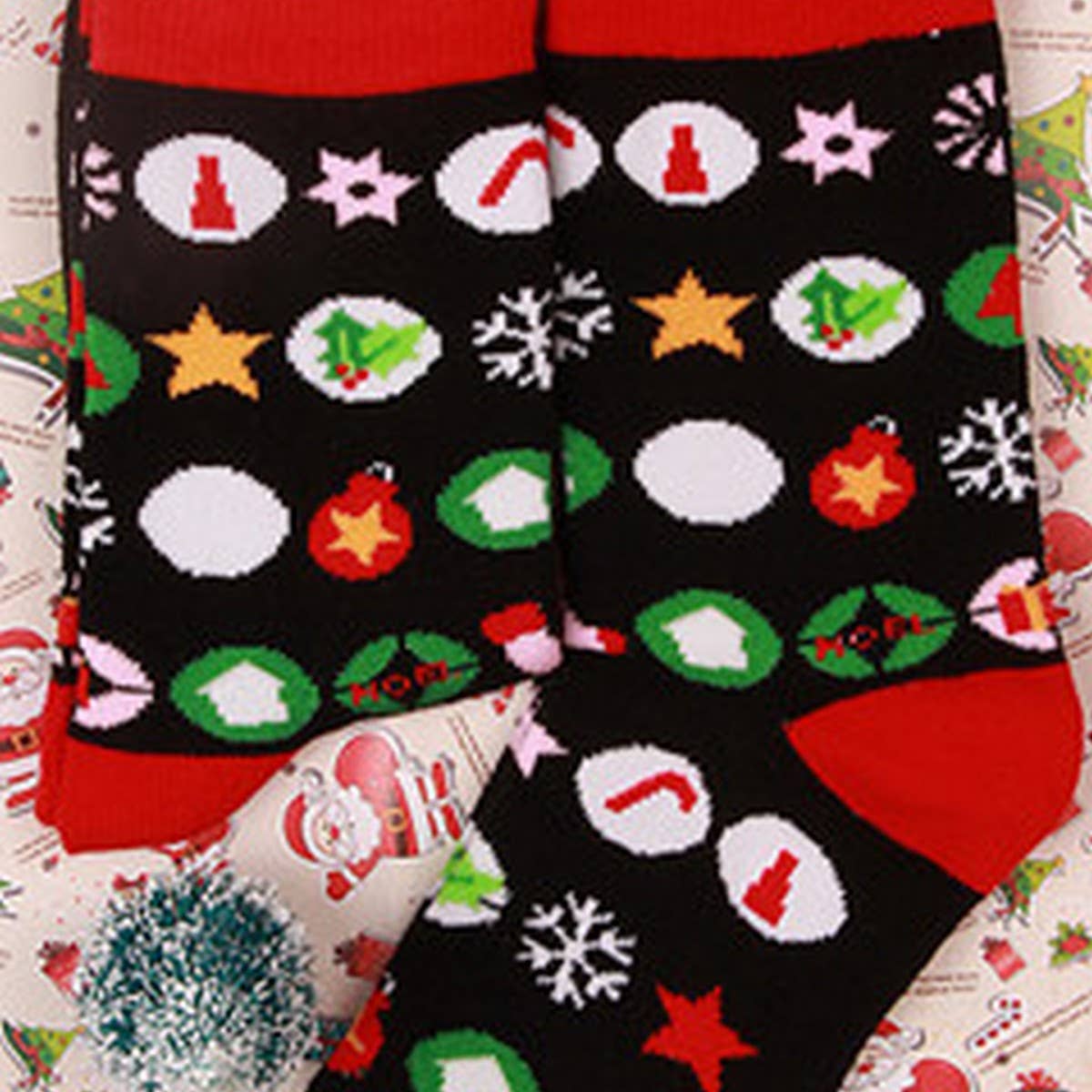 NINEXIS - Wholesale Socks - Unisex - CWMS03021_CHRISTMAS CREW SOCKS FOR MEN AND WOMEN GIFT10