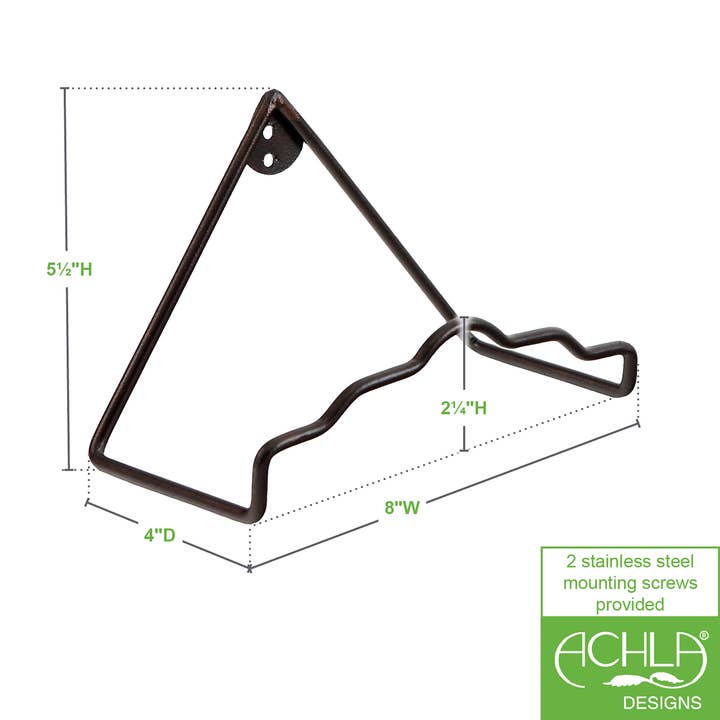 ACHLA Designs – Engroshandel Vægkrog – Stor plade væg bøjle, pakke med 21