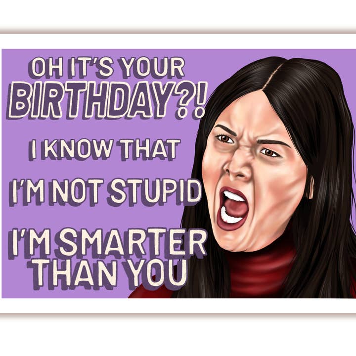 I Think Should Leave | Patti Harrison | Birthday Card for wholesale by GoochDoods