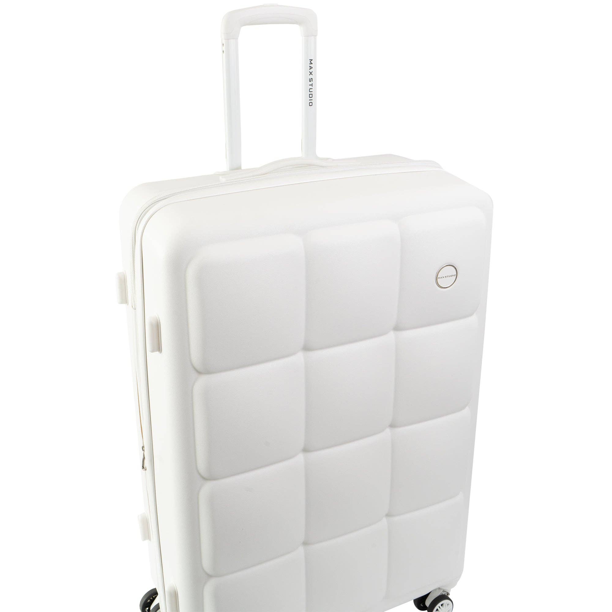 Magid - Wholesale Luggage - Max Studio The Square Embossed ABS 2-Piece Hard-Sided Luggage Set4