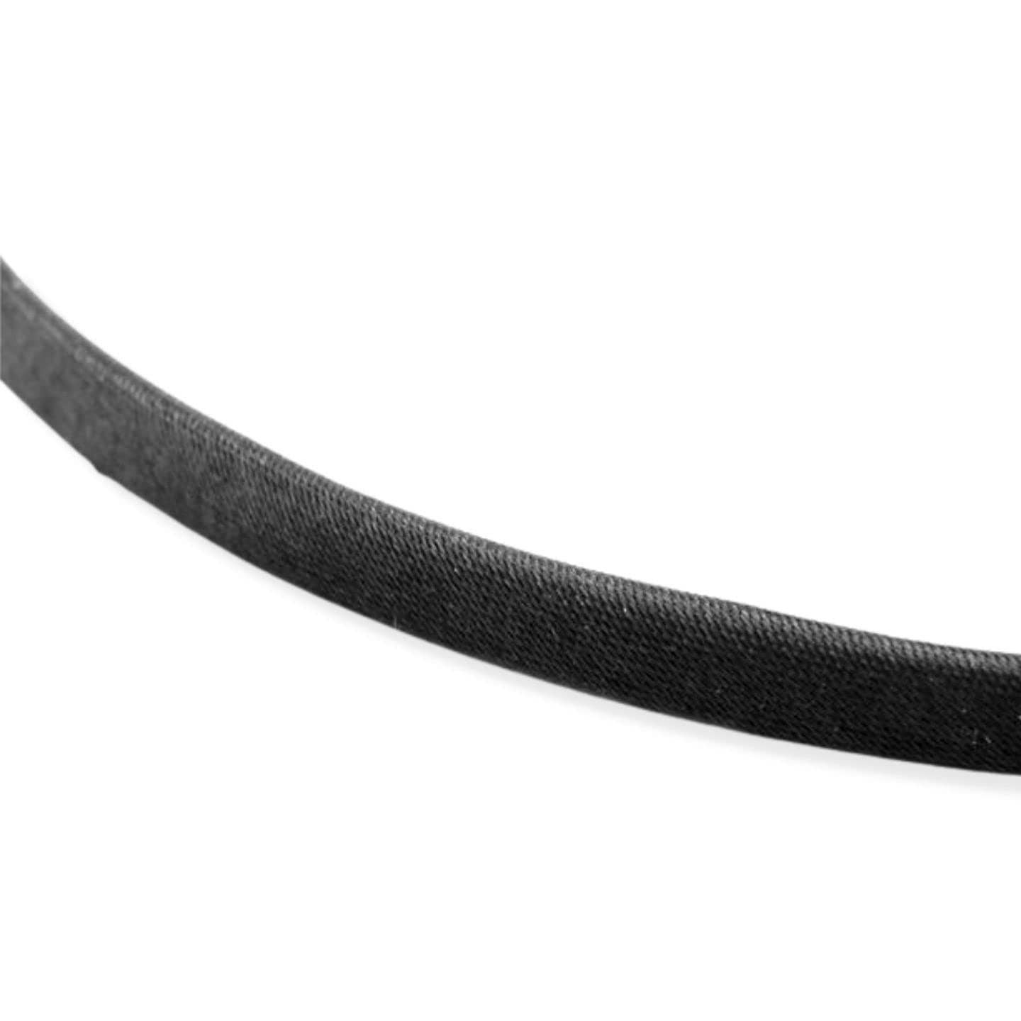 Topkids Accessories – wholesale Fashion headband – women's – 2pc Thin Satin Covered Metal Headbands Hair Bands Alice Bands Ribbon Wrapped Hairbands Head Bands Adult Women Girls Black White Pink Fuchsia24