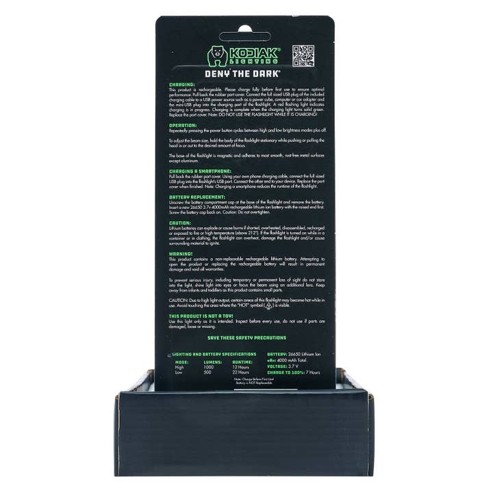 LitezAll - Wholesale Flashlight - Kodiak® Nearly 1 Mile Beam Tactical Flashlight22