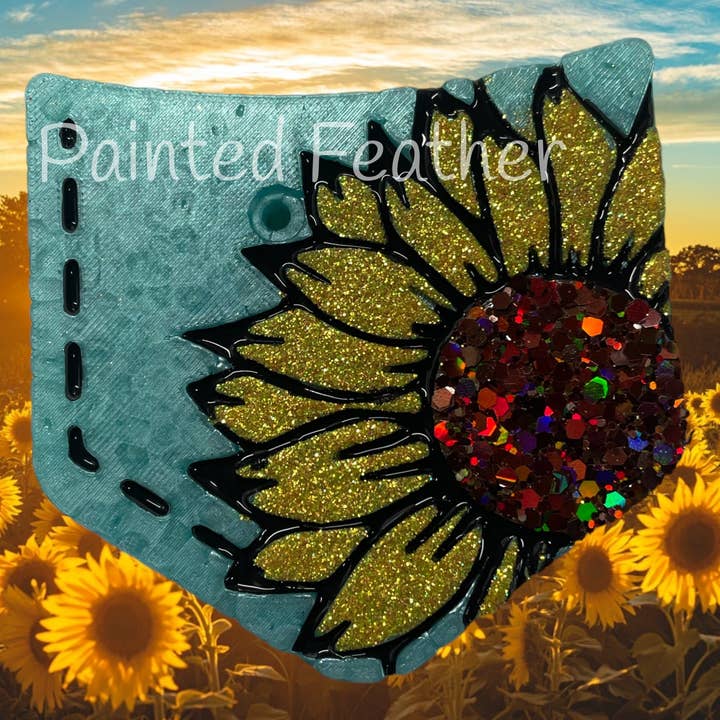Painted Feather Scents - Vente Désodorisant pour voiture – femme - Pochette Tournesol