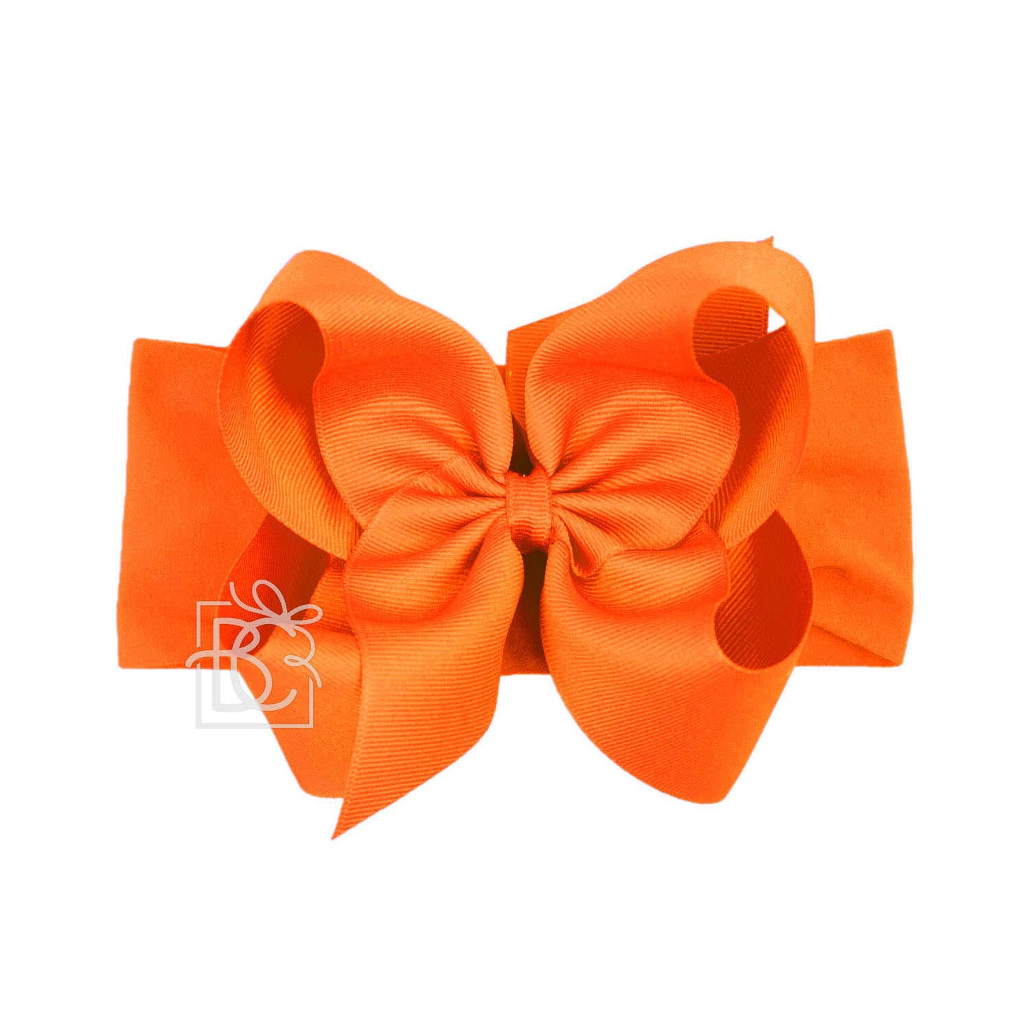 Beyond Creations, LLC - Wholesale Fashion Headband - Kids - WIDE PANTYHOSE HEADBAND W/CLASSIC GROSGRAIN BOW42