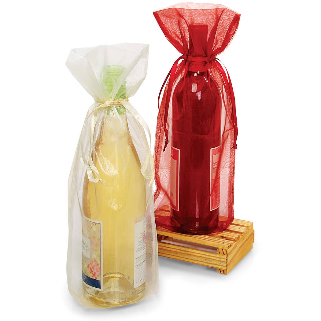 Nashville Wraps - Wholesale Wine Gift Bag - Wine Organza Bags6