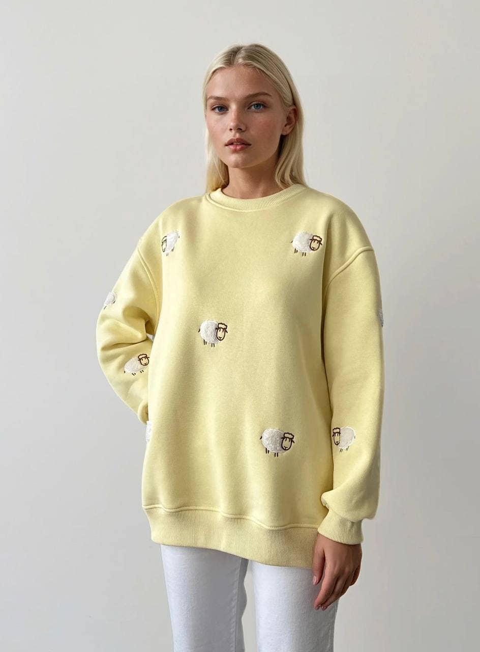 Anaz - Wholesale Sweatshirt - Women's - Sheep Sweatshirts2