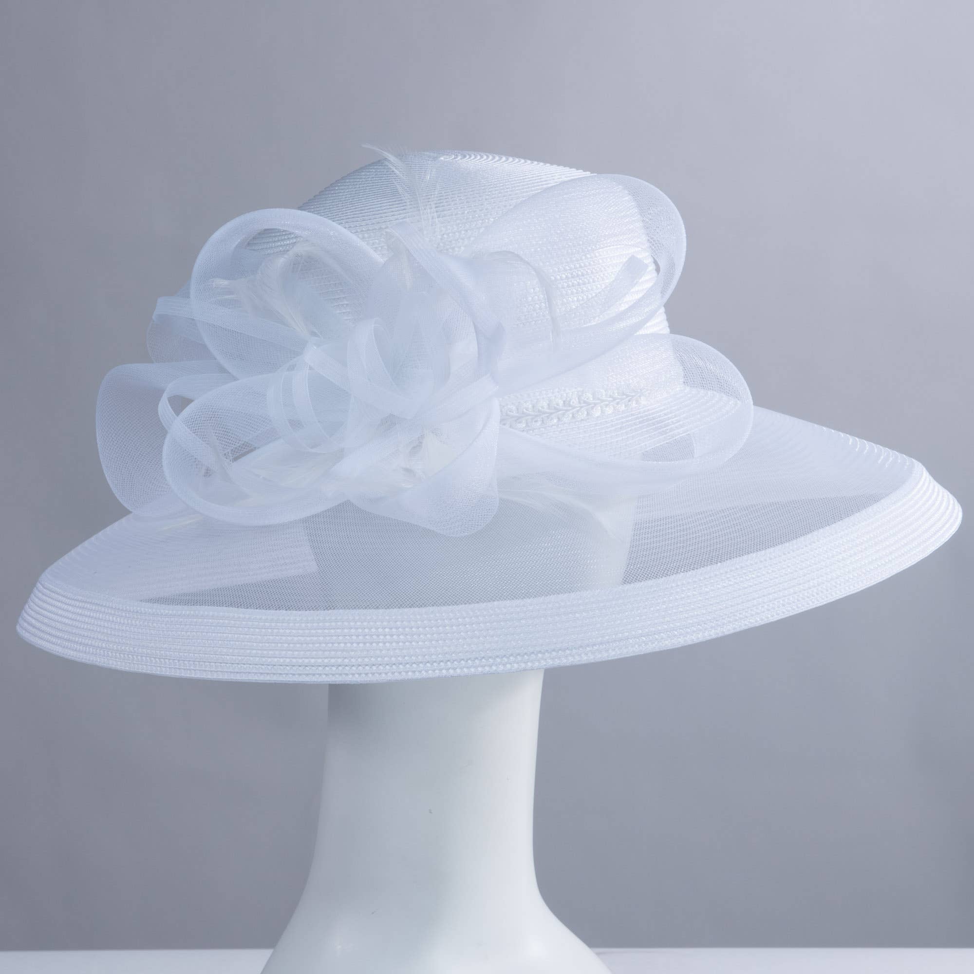 KaKyCo - Vendita all'ingrosso Cappello di paglia - Donna - Cappello di Paglia in Poliestere con Tesa in Crinolina e Fiocco a Nastro | 30188623