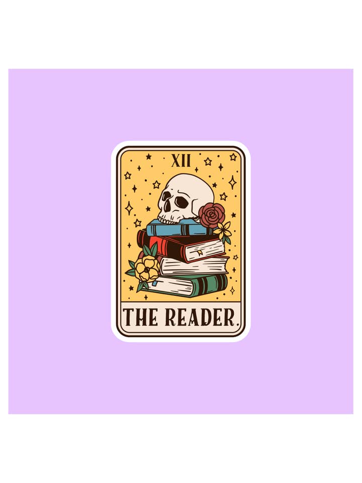 The Reader Tarot Card Sticker for wholesale by Shadows of Sunshine