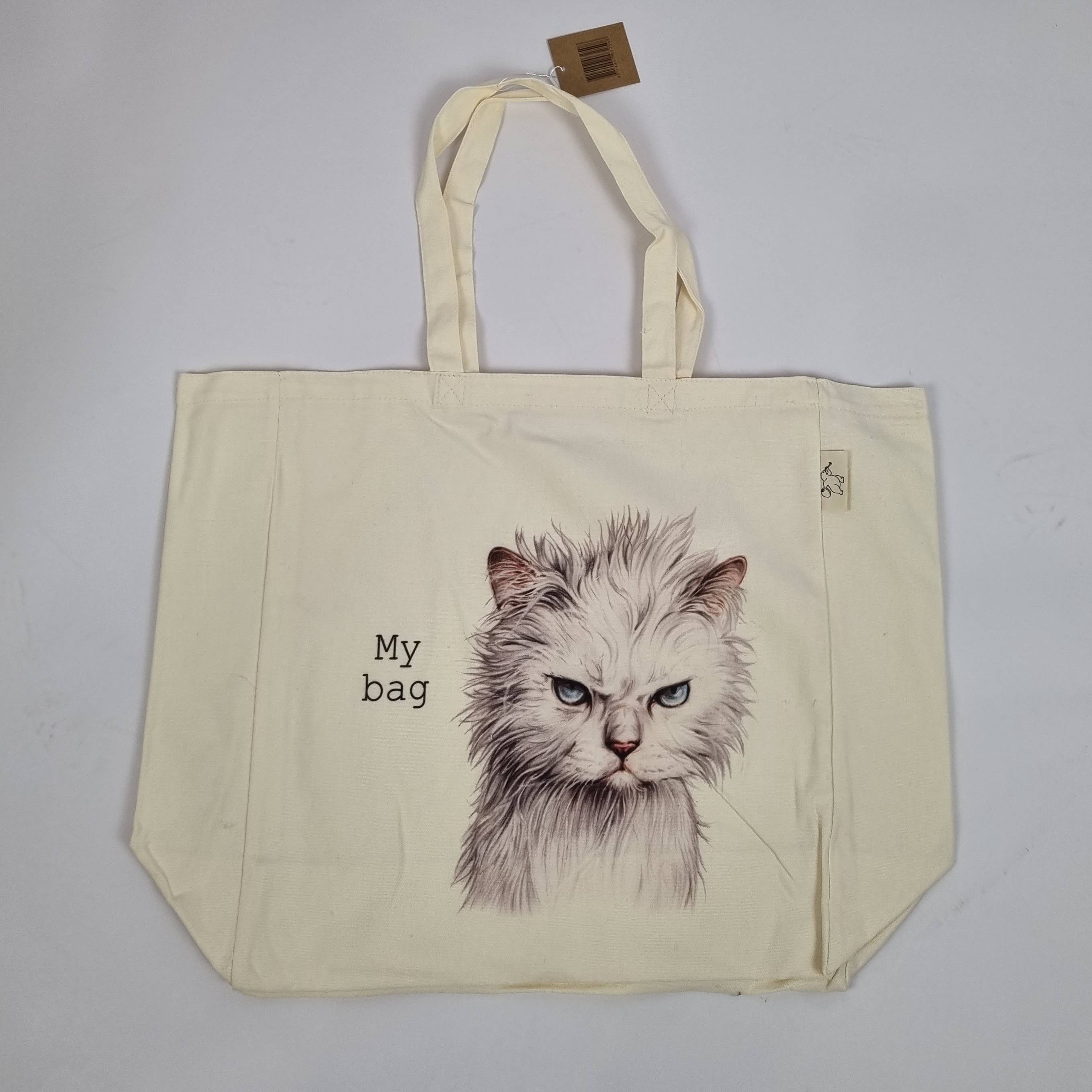 Animal Prints - Wholesale Grocery/Shopping Bag - Cotton shopping tote with print - Cat - My Bag